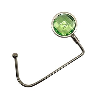Purse Hook Rhinestone In Green